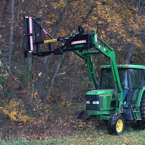 skid steer trimmer attachment|tractor mounted tree limb trimmer.